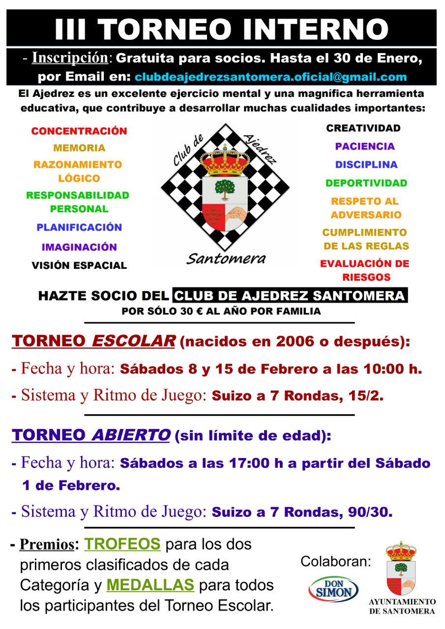 20200208_III Torneo Interno Ajedrez