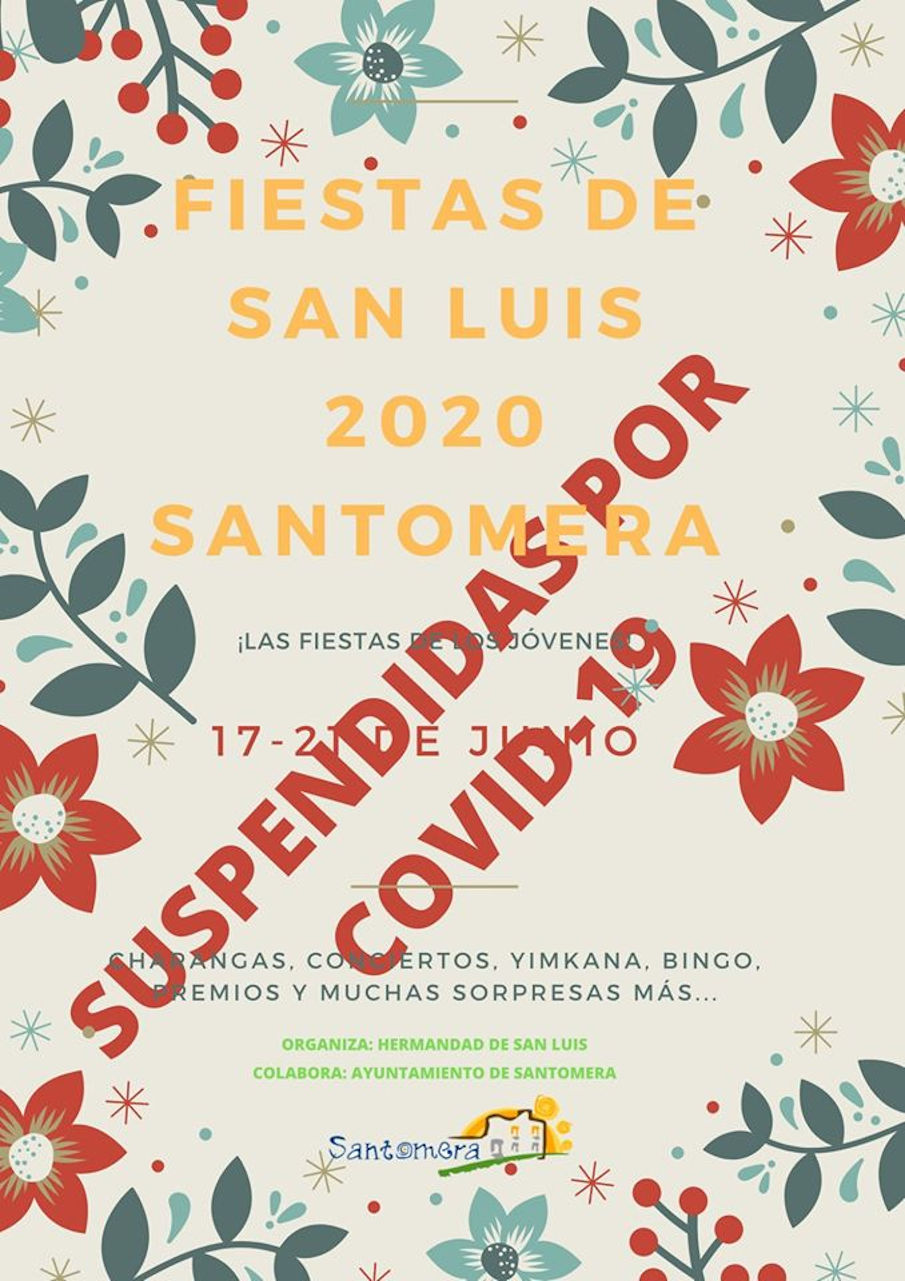 Las Fiestas de San Luis, también suspendidas Ayto. de Santomera