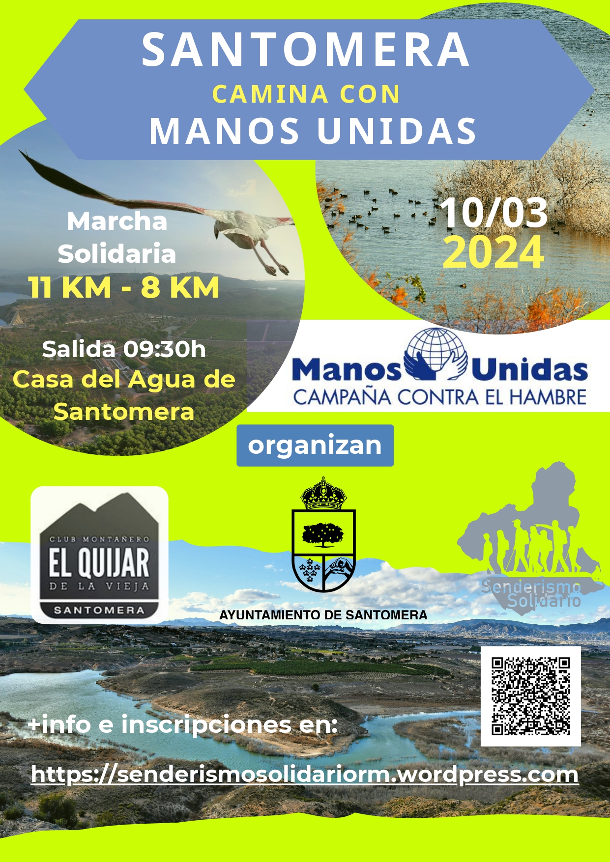 Santomera camina con Manos Unidas