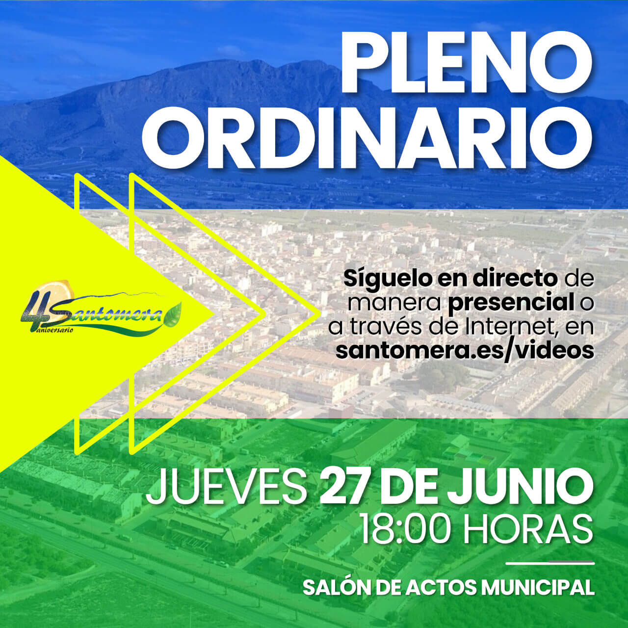 Pleno ordinario de junio de 2024