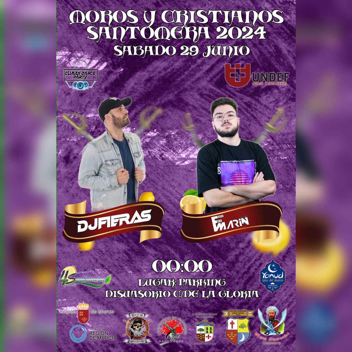 Fiestas de Moros y Cristianos: DJ Fieras y Franxu García