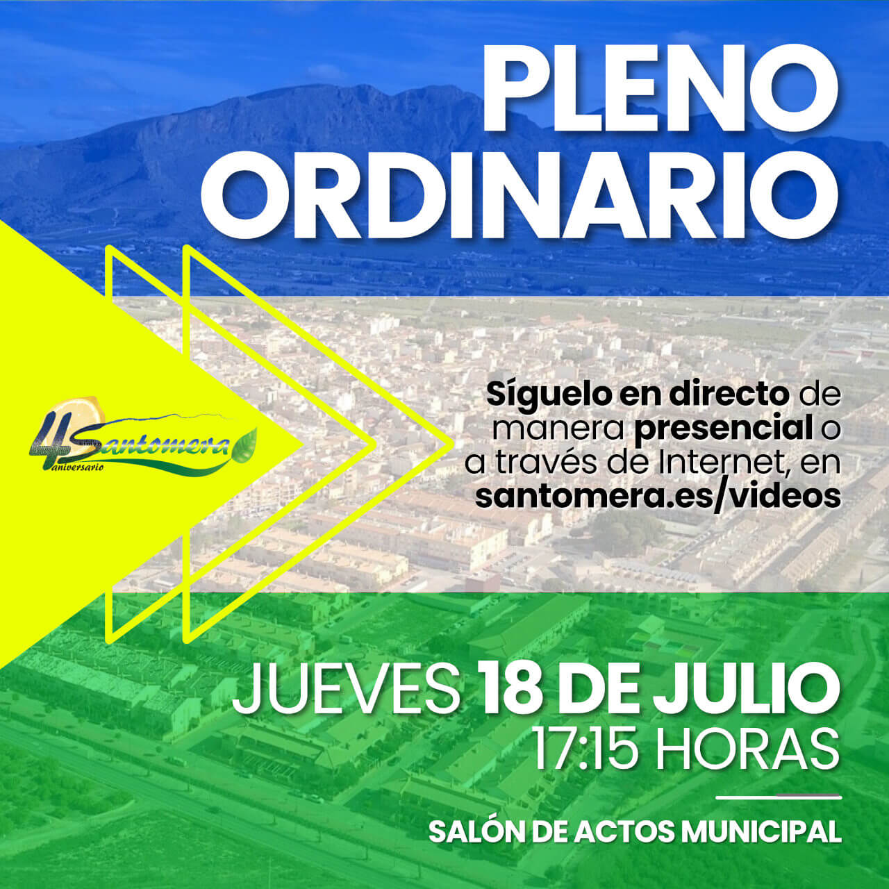 Pleno ordinario de julio de 2024