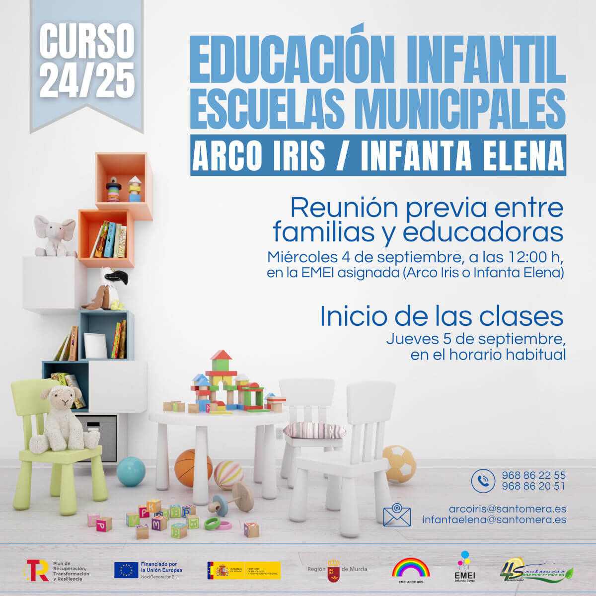 Reunión entre familias y educadoras de las escuelas infantiles