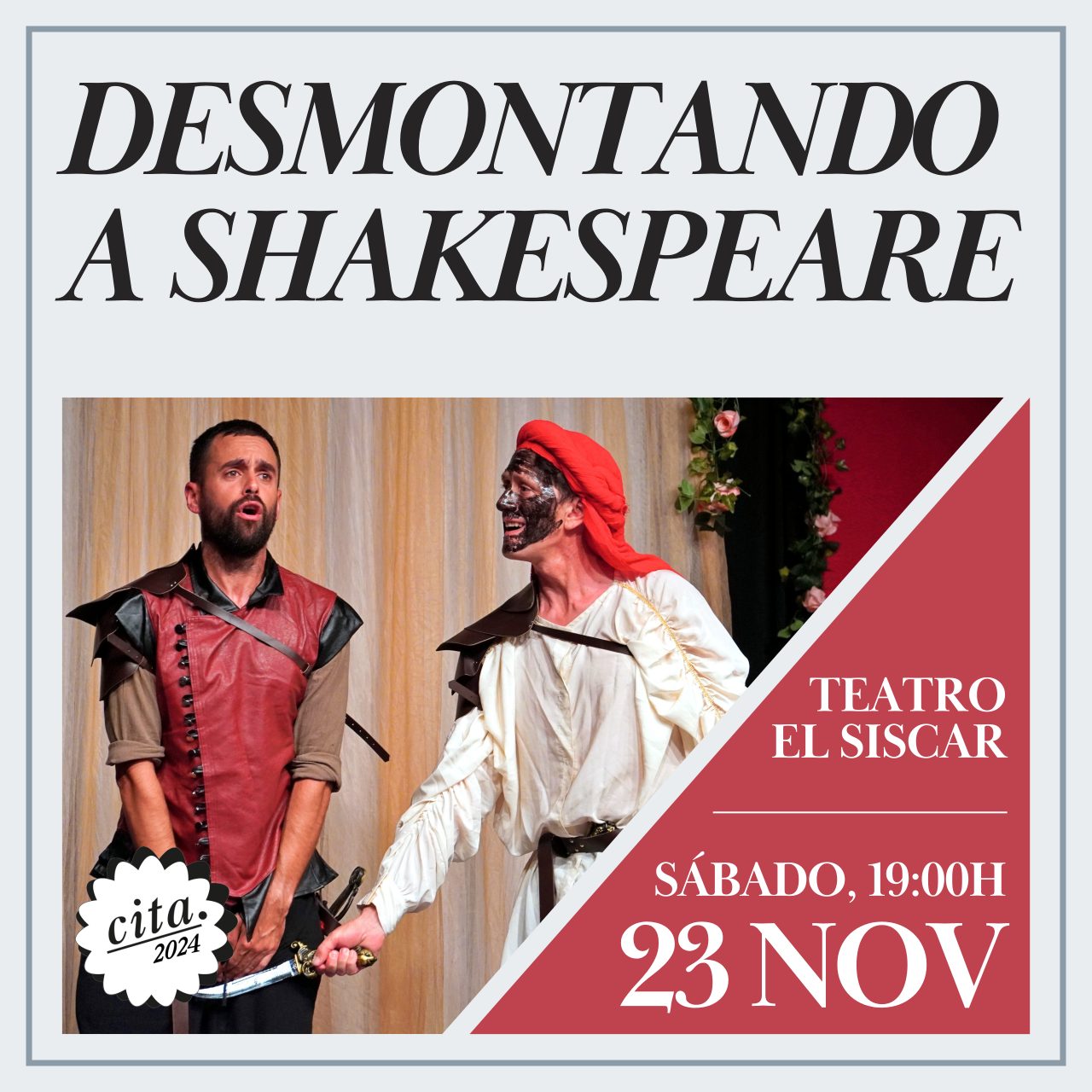 Teatro: 'Desmontando a Shakespeare' + entrega de premios del CiTA