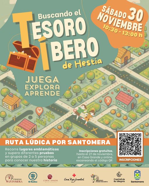 Día Internacional de la Ciudad Educadora: 'Buscando el tesoro íbero de Hestia'