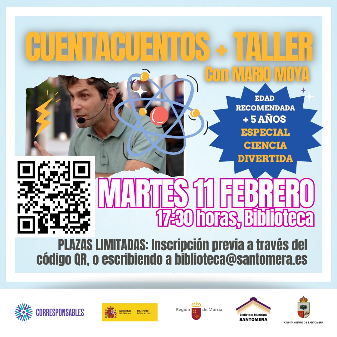 Cuentacuentos y taller con Mario Moya