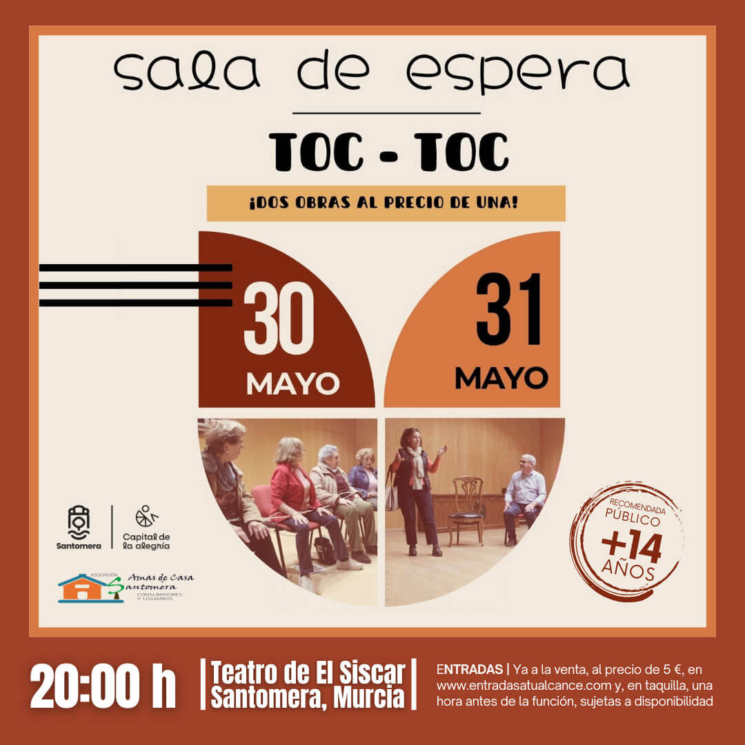 Teatro: 'Sala de espera' y 'TOC, TOC'