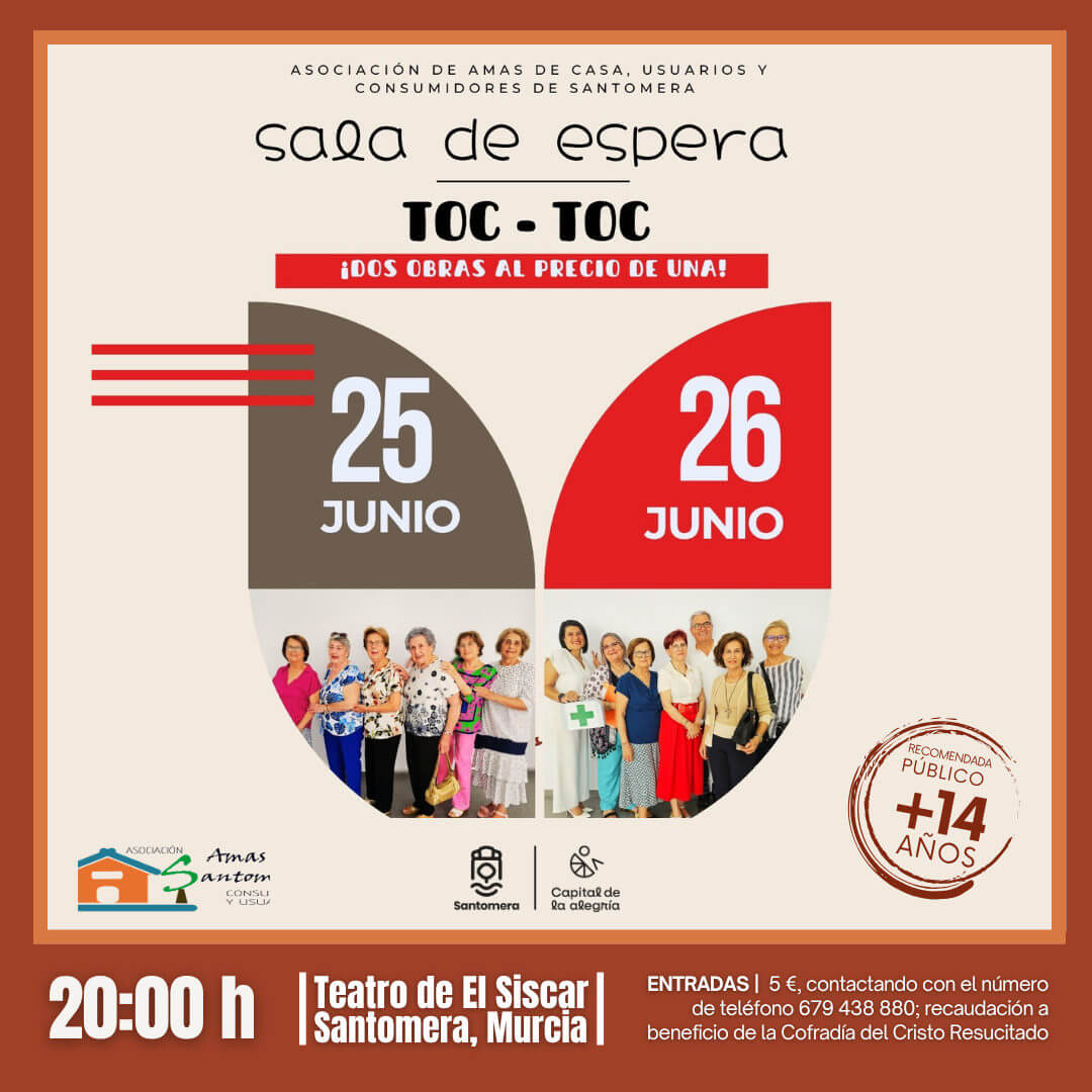 Teatro: 'Sala de espera' y 'TOC, TOC'