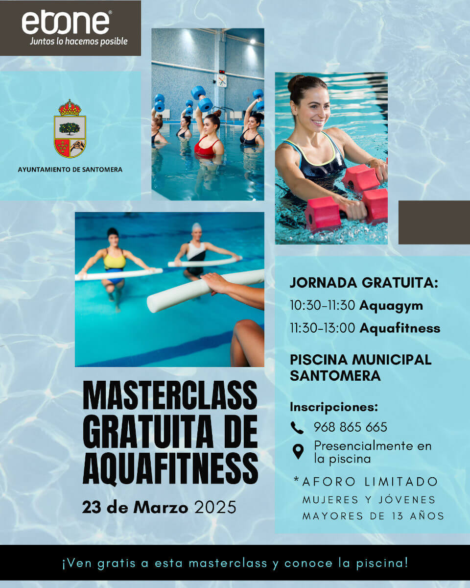 Jornada de acuagym y acuafitness