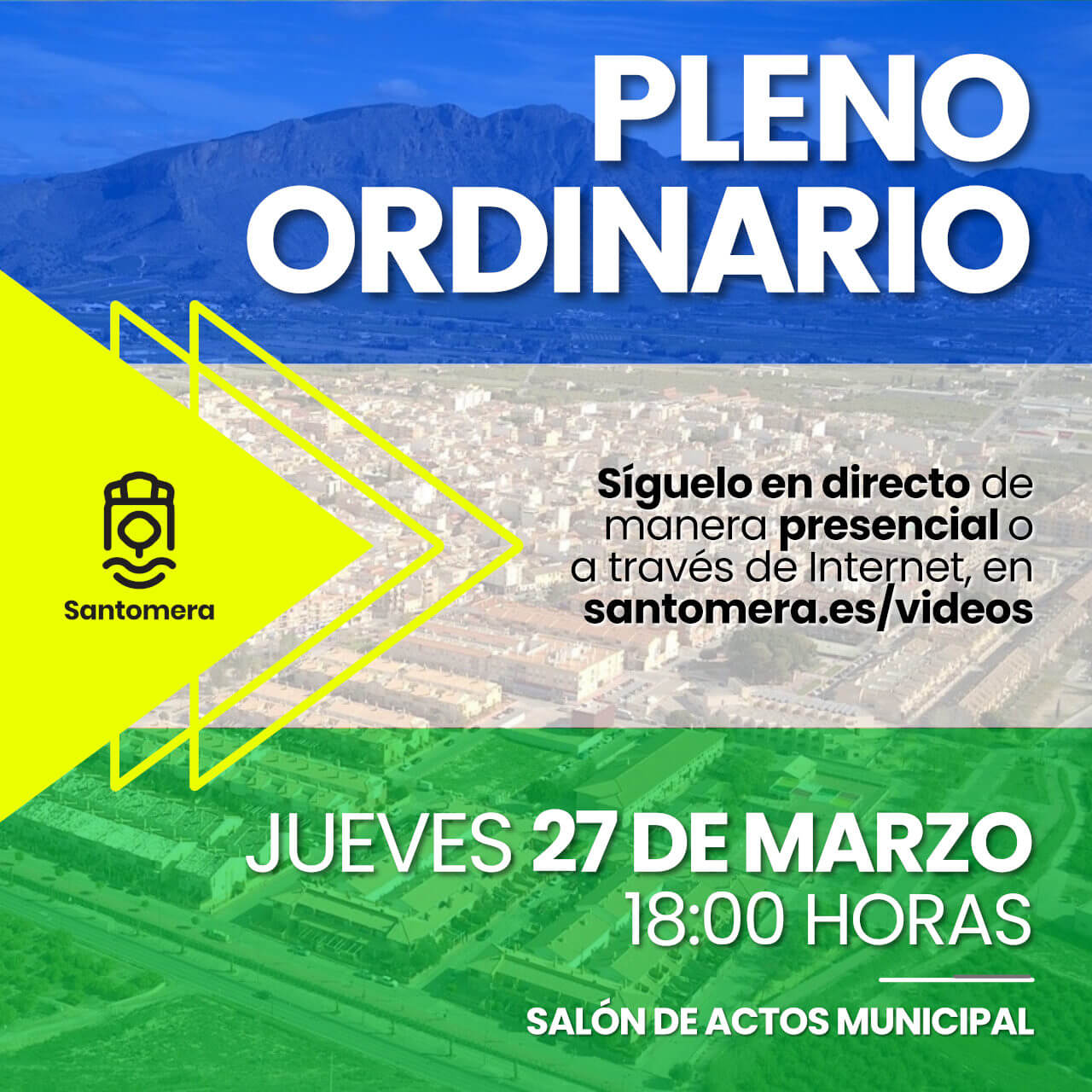 Pleno ordinario de marzo de 2025