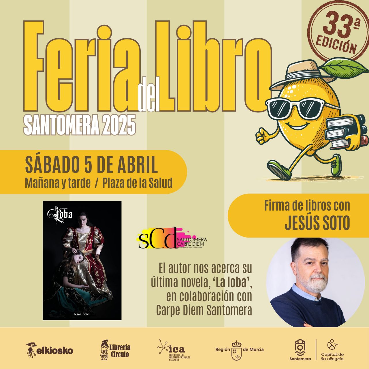 Feria del Libro: Firma de Jesús Soto