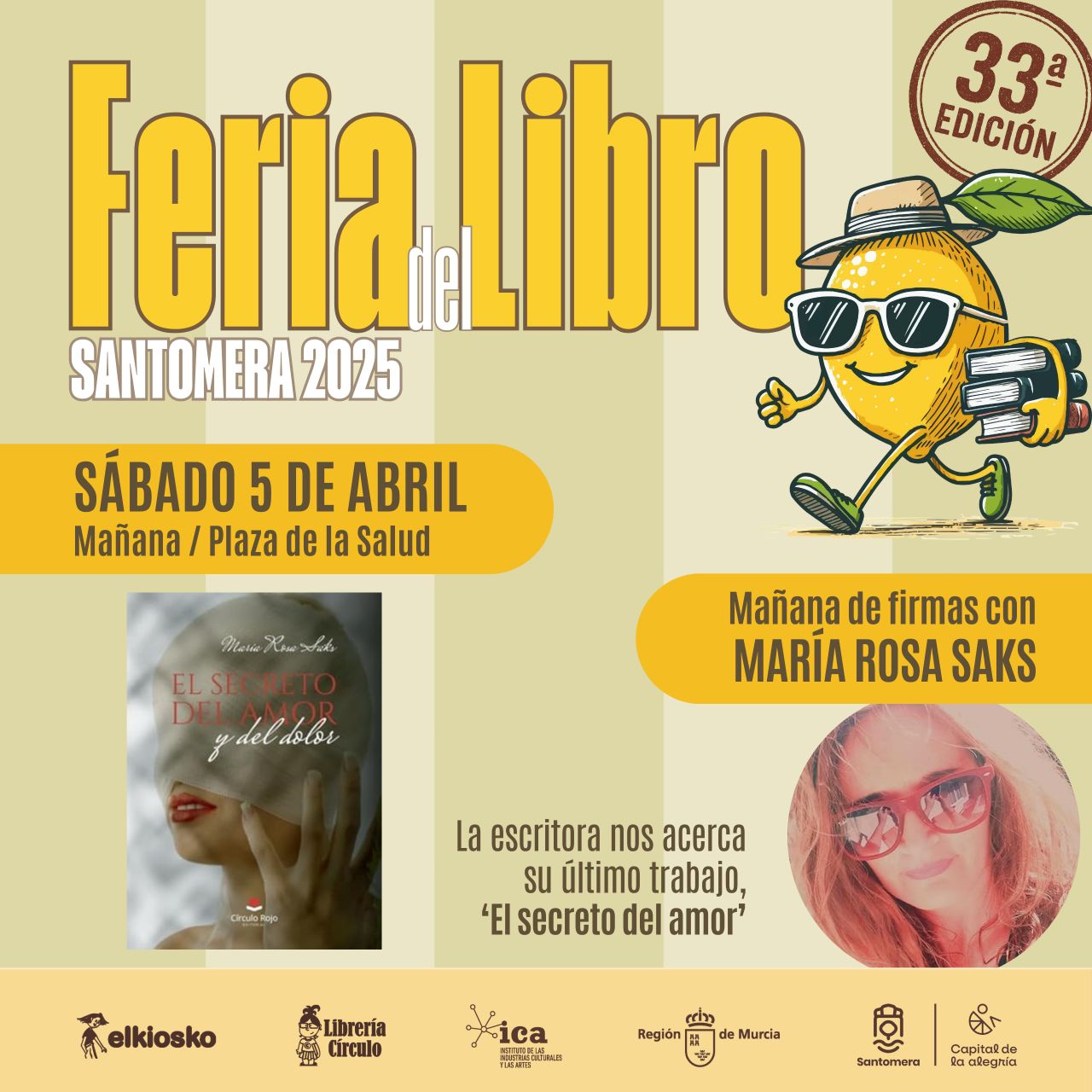 Feria del Libro: Firma de María Rosa Saks