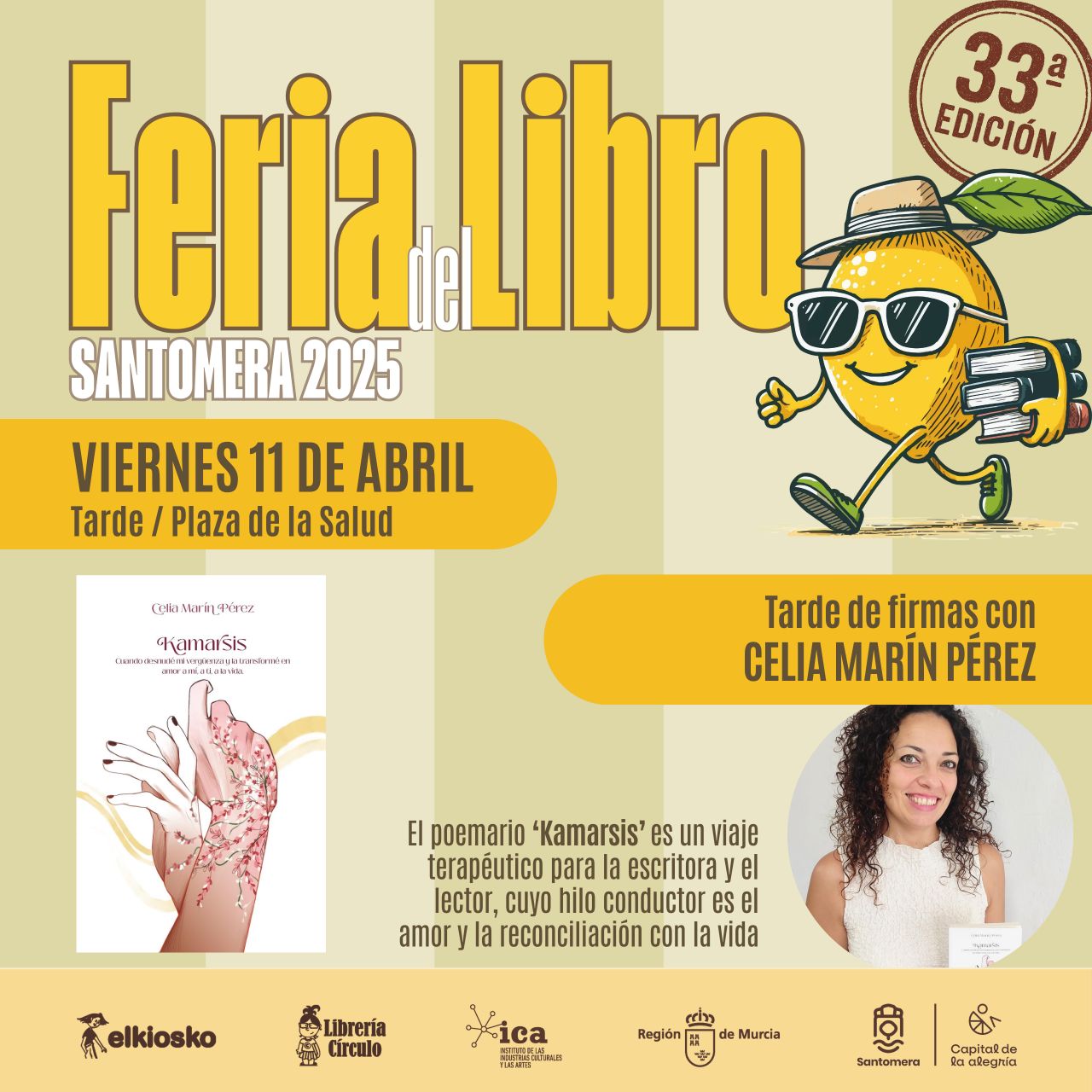 Feria del Libro: Tarde de firmas con Celia Marín