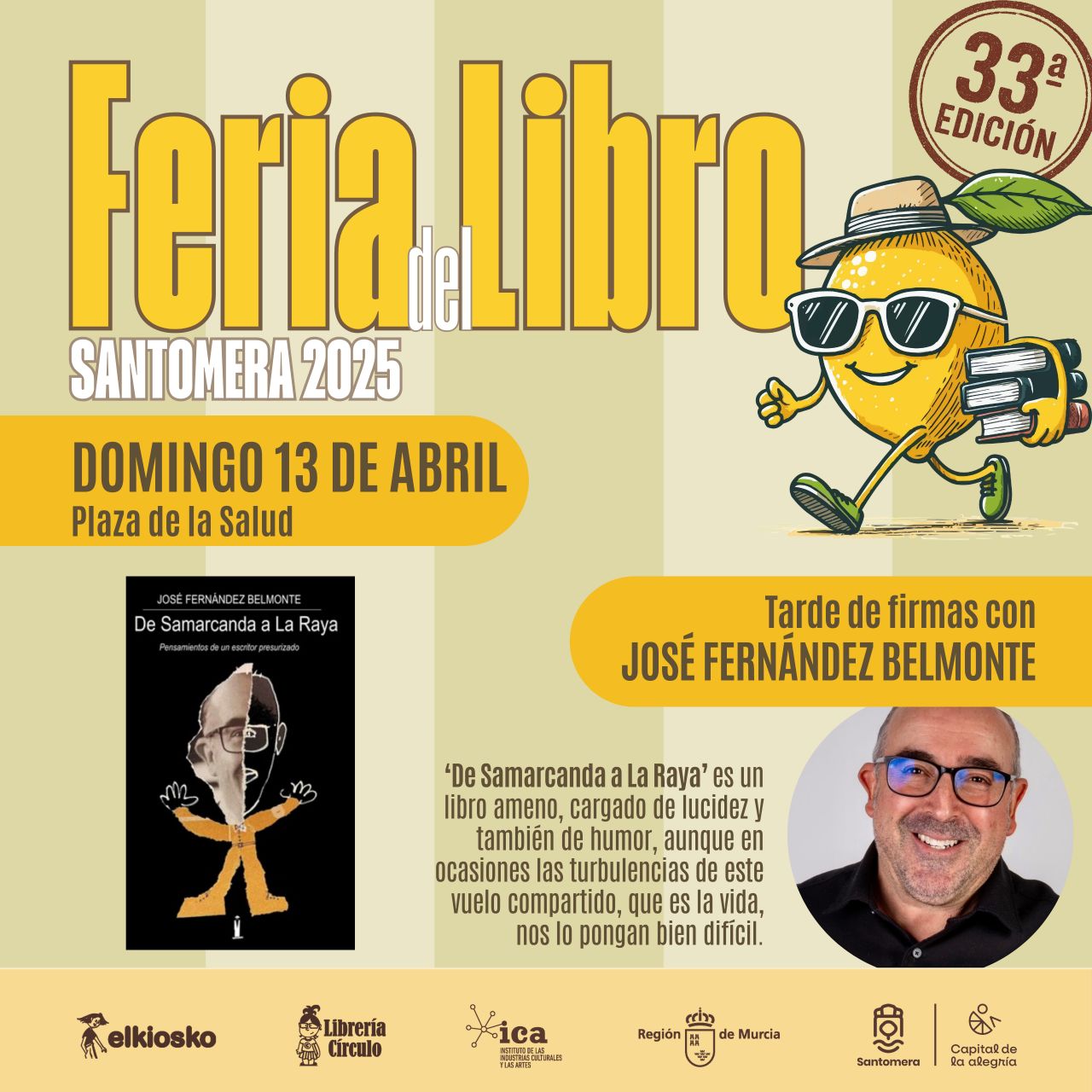 Feria del Libro: Tarde de firmas con José Fernández Belmonte
