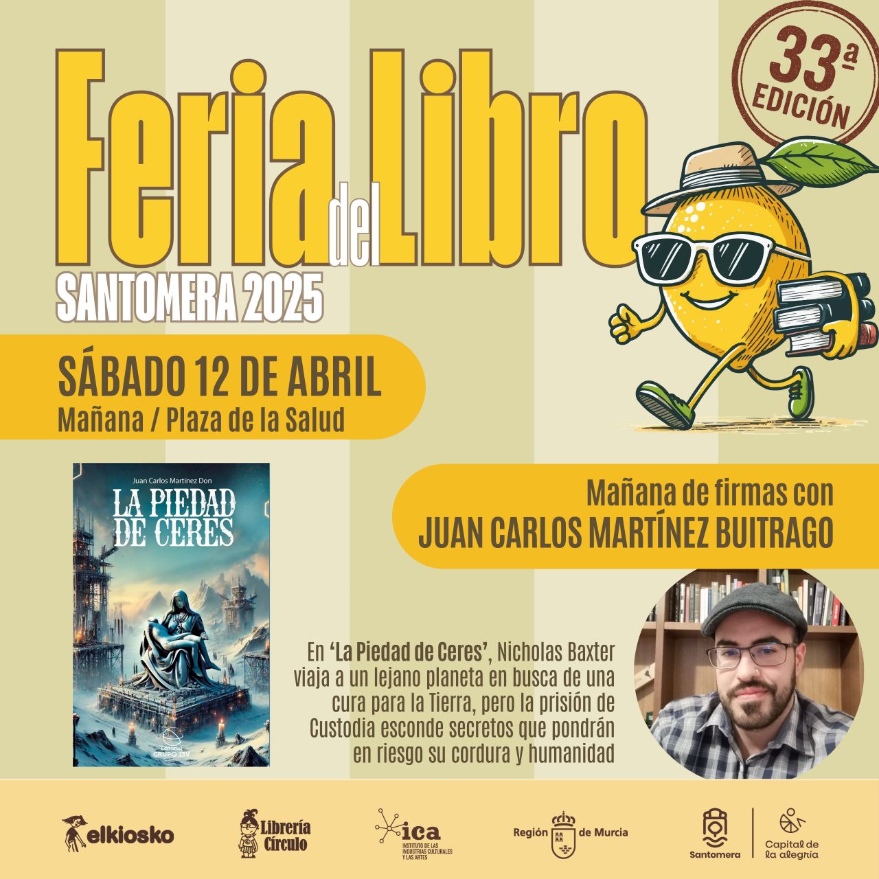 Feria del Libro: Mañana de firmas con Juan Carlos Buitrago
