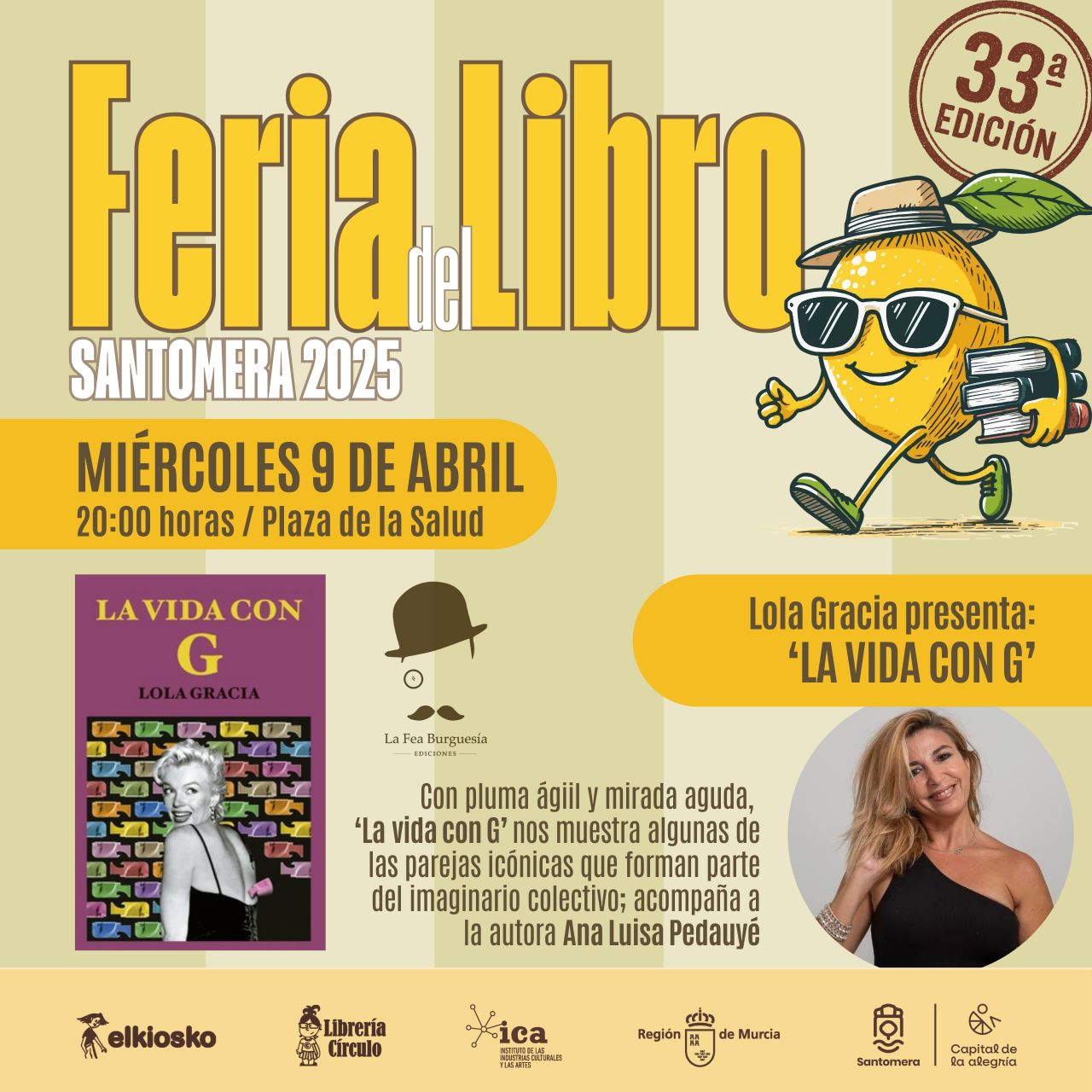 Feria del Libro: Presentación de 'La vida con G', de Lola Gracia