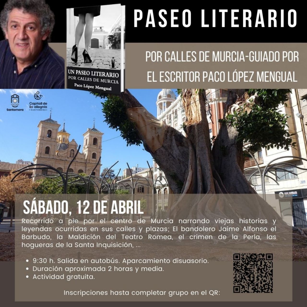 Feria del Libro: Paseo literario por Murcia