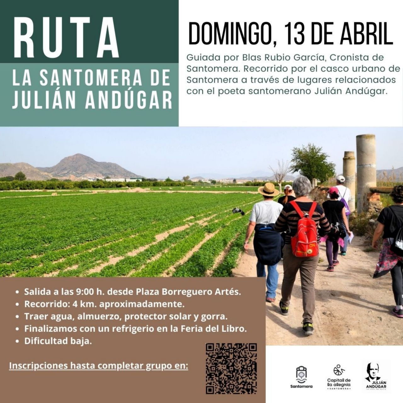 Feria del Libro: Ruta 'La Santomera de Julián Andúgar'