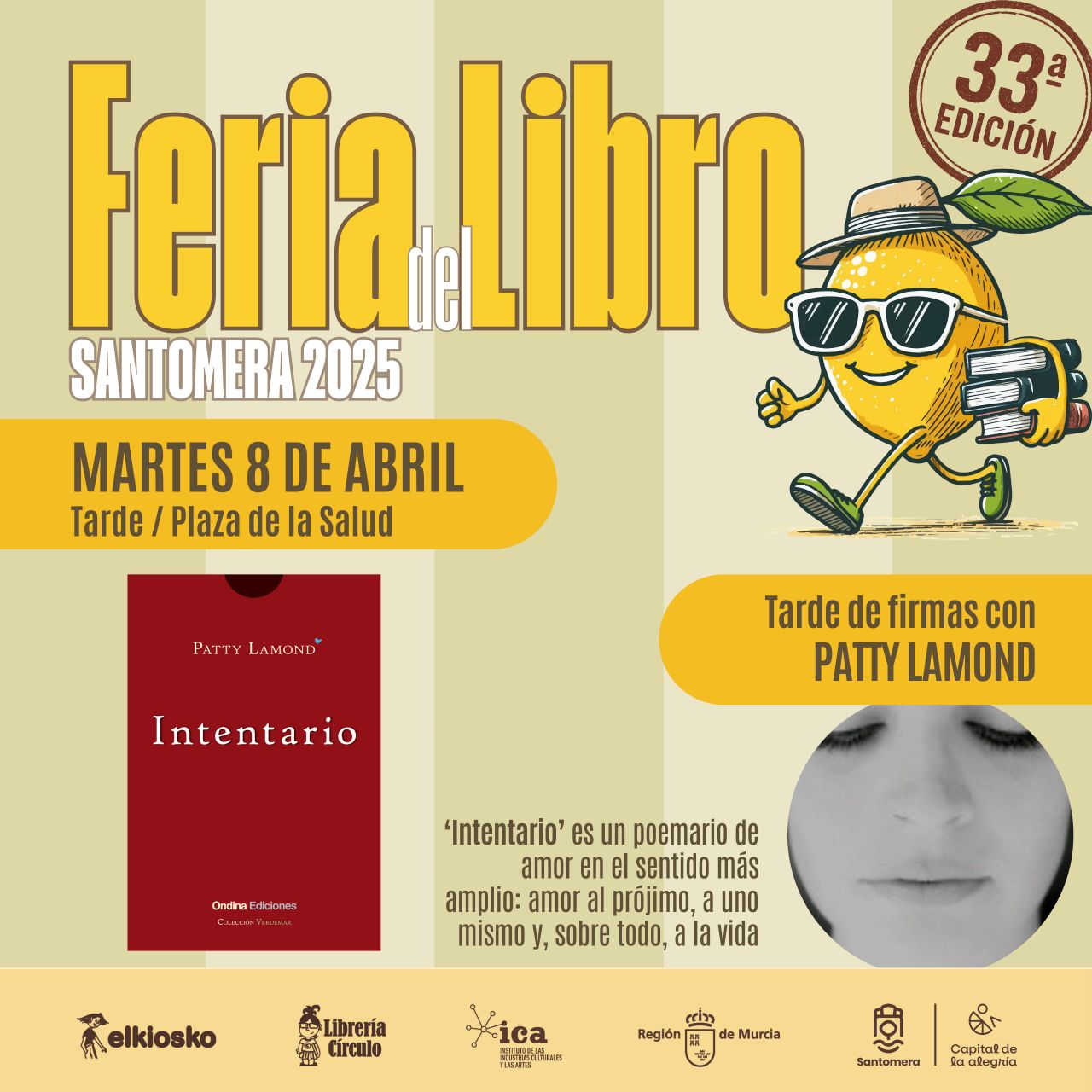 Feria del Libro: Tarde de firmas con Patty Lamond