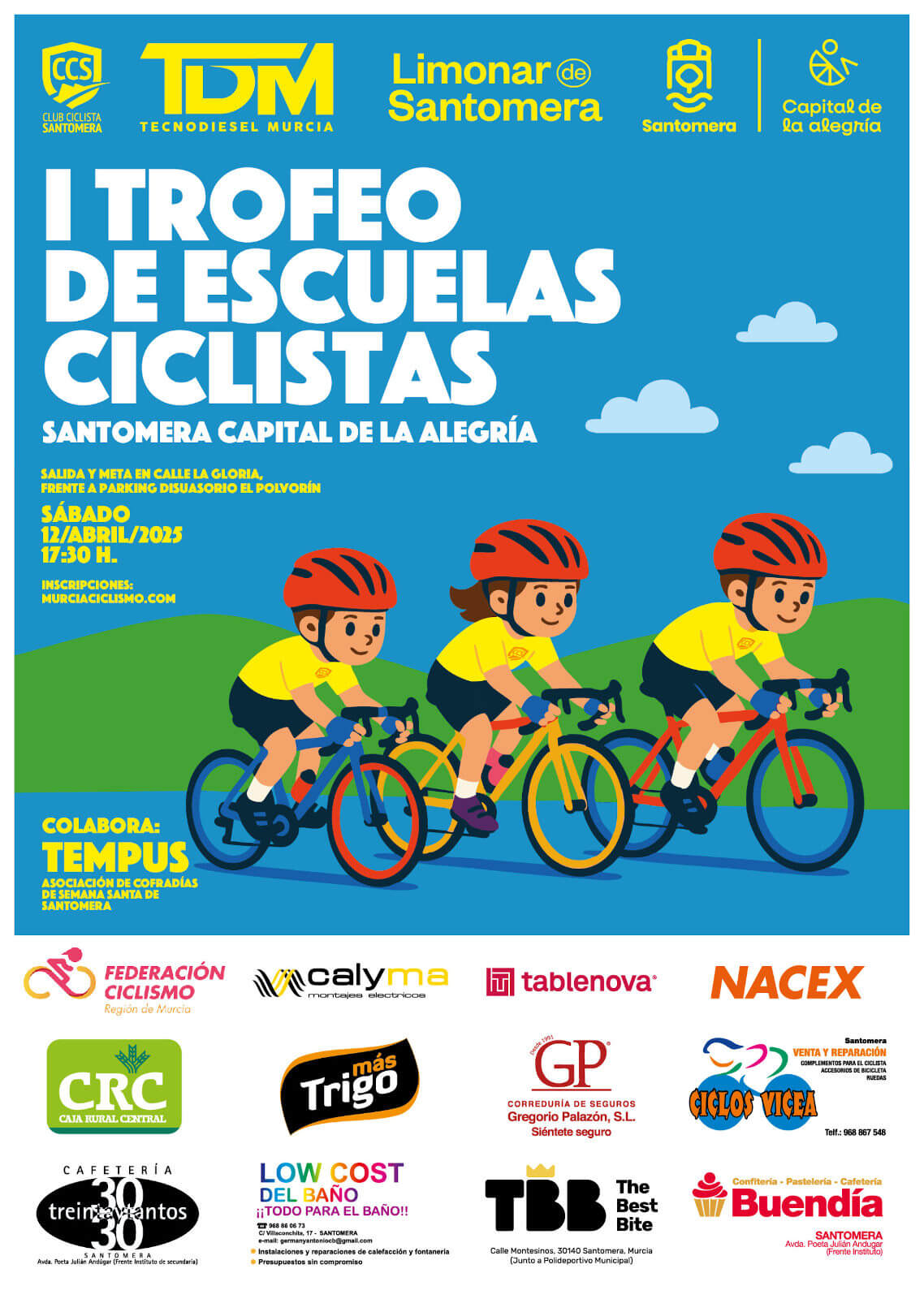 I Trofeo de Escuelas Ciclistas 'Santomera, Capital de la Alegría'