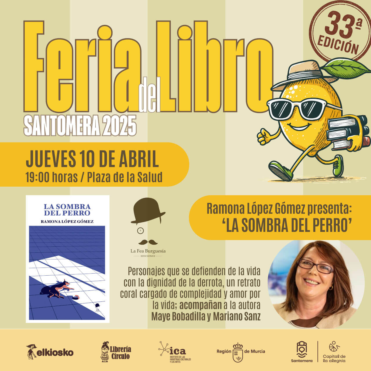 Feria del Libro: Presentación de 'La sombra del perro', de Ramona López