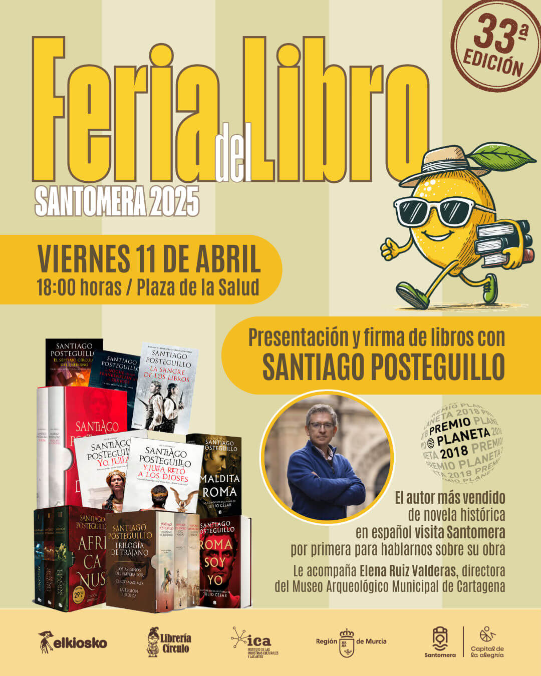 Feria del Libro: Santiago Posteguillo