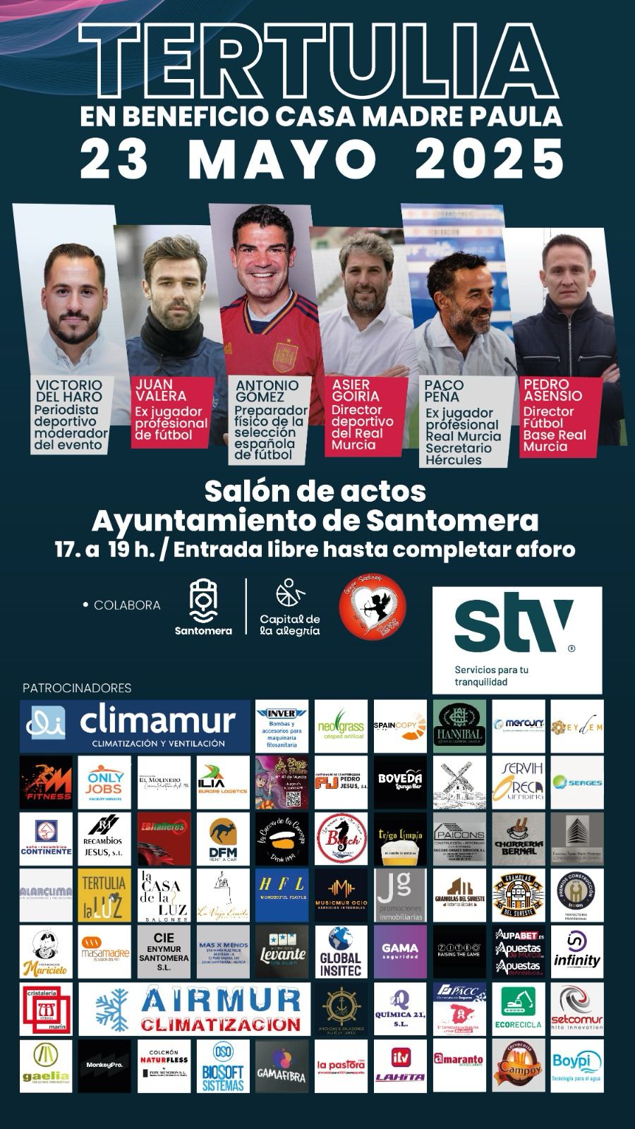 Tertulia benéfica