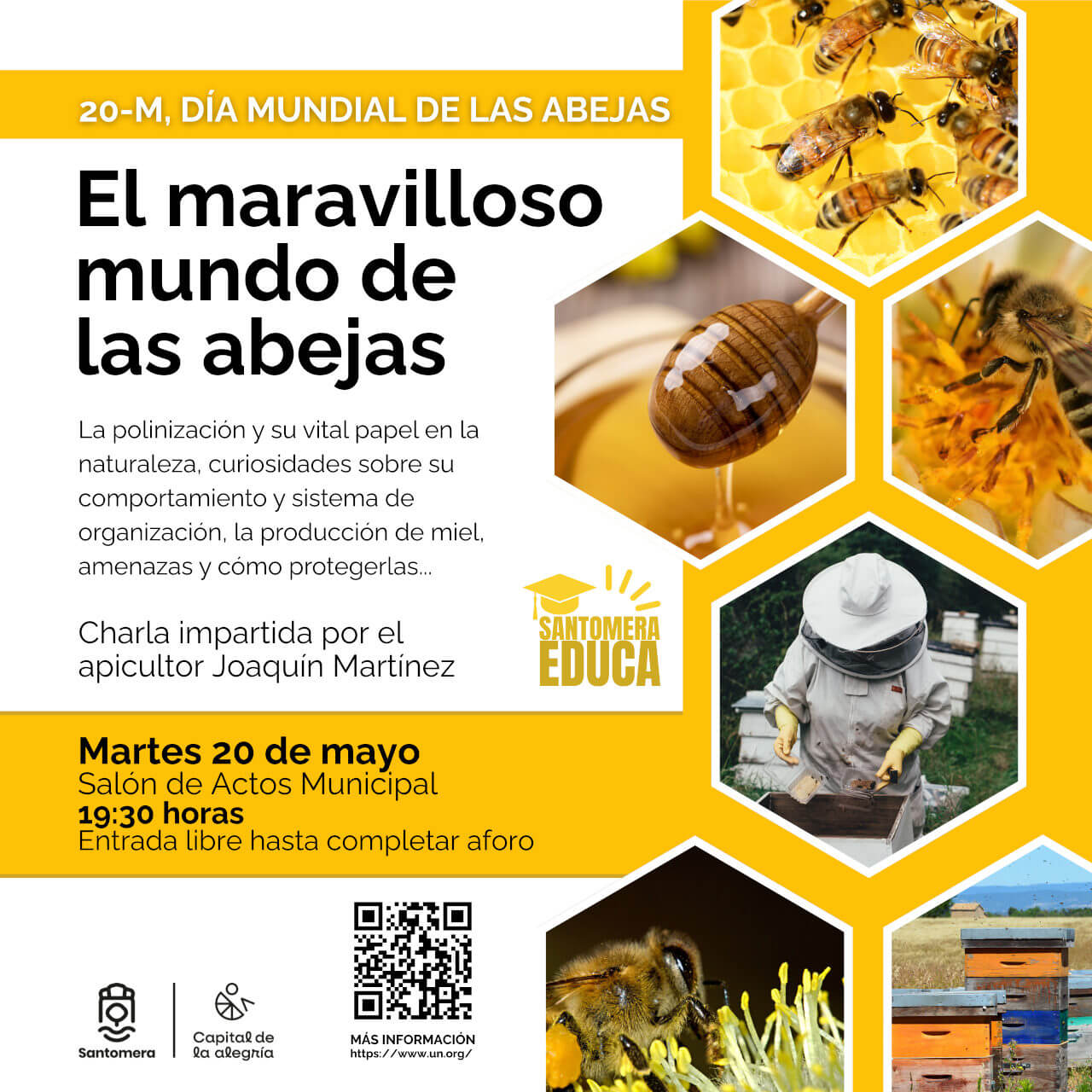 Charla: 'El maravilloso mundo de las abejas'