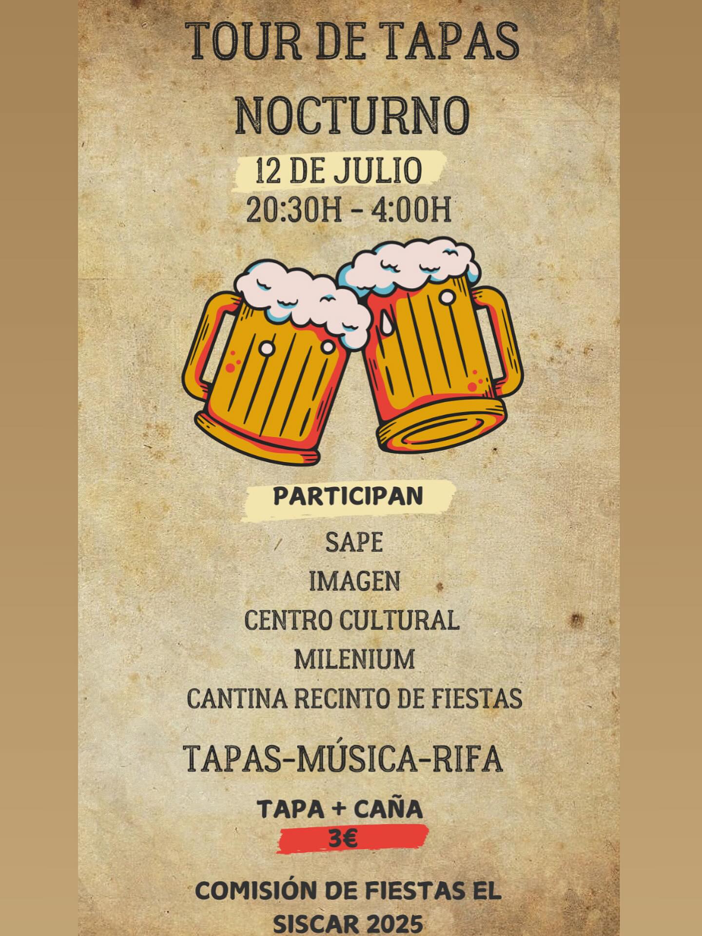 Fiestas de El Siscar: Tour de Tapas