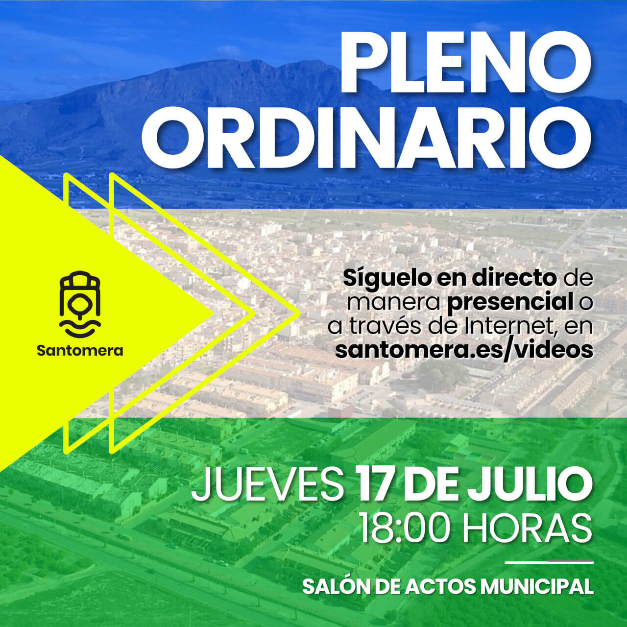 Pleno ordinario de julio de 2025