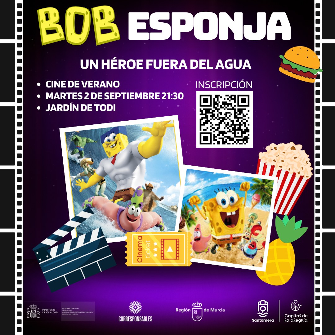 Cine de verano: 'Bob Esponja: Un héroe fuera del agua'